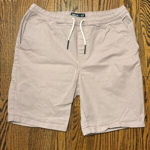 Free Planet Men's Light Dull Pink Organic Chino Shorts Men’s Size Large